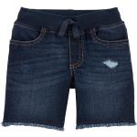 Reduzierte Dunkelblaue OshKosh Jeans Shorts für Kinder aus Denim Größe 92 