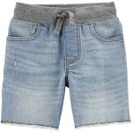 Reduzierte Hellblaue OshKosh Jeans Shorts für Kinder aus Denim Größe 86 