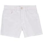 Reduzierte Weiße OshKosh Jeans Shorts für Kinder mit Reißverschluss aus Baumwolle für Mädchen Größe 110 