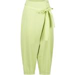 Grüne OSKA Paperbag-Hosen ohne Verschluss aus Leinen für Damen Größe M Weite 40 für den für den Frühling 