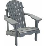 Graue Adirondack Chairs aus Kiefer Breite 50-100cm, Höhe 50-100cm, Tiefe 50-100cm 