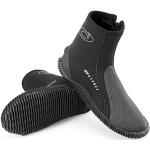 Osprey Neopren-Stiefel für Erwachsene, 5 mm, Neopren-Reißverschluss, für Wassersport, verstärkte Zehen und Ferse, mehrere Größen, Schwarz