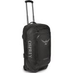 Schwarze Osprey Transporter Reisetaschen mit Rollen mit Reißverschluss 
