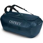 Blaue Osprey Transporter Sporttaschen 120l aus Kunstfaser mit Außentaschen 