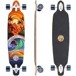 Osprey | Twin Tip Longboard, 99,1 cm, komplettes Skateboard, 7-lagiges kanadisches Ahorn-Deck, für Erwachsene, Kinder und Anfänger, Sonnenuntergang, mehrere Farben