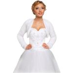 Weiße Brautjacken & Brautboleros aus Pelz für Damen Größe M für die Braut für den für den Winter 