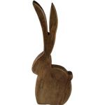 Braune 16 cm Am Design Osterhasen mit Tiermotiv aus Holz 