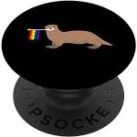 Otter LGBT Flag Cute Rainbow Gay Pride GLBT Girl G