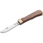 Otter Unisex – Erwachsene Klappbügel-Messer Taschenmesser, Braun, 22,5 cm