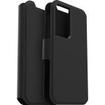 Schwarze Elegante OtterBox Samsung Galaxy S22 Hüllen Art: Flip Cases aus Kunstleder stoßfest 