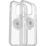 OtterBox Otter + Pop Symmetry Series - Hintere Abdeckung für Mobiltelefon - Polycarbonat, Kunstfaser - Clear Pop - für Apple iPhone 14 Pro