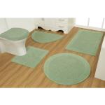 Grüne Unifarbene Rechteckige WC Deckelbezüge aus Baumwolle maschinenwaschbar Breite 0-50cm, Höhe 0-50cm, Tiefe 0-50cm 