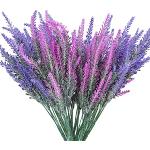 Reduzierten Lavendelfarbenen Künstlicher Lavendel aus Kunststoff 10-teilig 