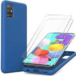 Blaue Samsung Galaxy A51 Hüllen mit Bildern aus Silikon mit Schutzfolie 