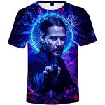 OUHZNUX Keanu Reeves T-Shirt Mit 3D-Druck, Modisch