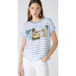 Weiße Oui Rundhals-Ausschnitt Blusenshirts & Schlusen aus Jersey für Damen Größe XS für den für den Sommer 