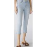 Blaue Oui Capri-Jeans für Damen Größe L 