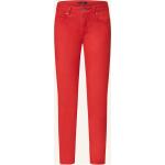 Rote Oui Slim Fit Jeans aus Baumwollmischung für Damen Größe S 