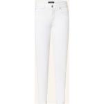 Weiße Oui Slim Fit Jeans aus Baumwollmischung für Damen Größe S 