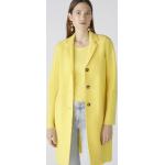 Gelbe Unifarbene Business Oui Wollmäntel aus Wolle für Damen Größe XS 