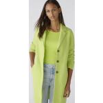 Grüne Unifarbene Business Oui Wollmäntel aus Wolle für Damen Größe XS 