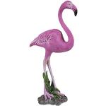 Pinke Out of the Blue Flamingo-Gartenfiguren aus Kunststein 