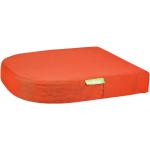 Outbag - moon Plus Stuhlauflage Sitzkissen Gartenauflage halbrund wetterfest 45x45x8 cm Orange