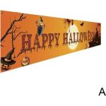 Outdoor Halloween Banner faltbar Halloween Party Pull Flagge hängende Dekoration - Stil A