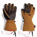 Braune Outdoor Research Arete Gore Tex Herrenhandschuhe aus Nylon für den für den Winter 