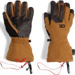 Reduzierte Braune Outdoor Research Arete Gore Tex Herrenhandschuhe aus Nylon Größe 11 für den für den Winter 