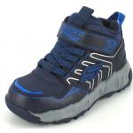 Blaue Skechers Outdoor Schuhe mit Klettverschluss wasserdicht für Kinder Größe 32 