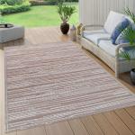 Reduzierte Braune Outdoor-Teppiche & Balkonteppiche aus Textil 