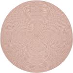 Braune Runde Outdoor-Teppiche & Balkonteppiche 100 cm aus Kunststoff 