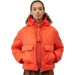 Orange Gesteppte Marc O'Polo Nachhaltige Steppjacken mit Kapuze für Damen Größe S für den für den Winter 