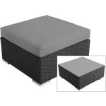 Reduzierte Schwarze Polyrattan Tische aus Polyrattan gepolstert Breite 0-50cm, Höhe 0-50cm, Tiefe 0-50cm 