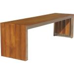 Reduzierte Moderne Nachhaltige Gartenmöbel Holz aus Teakholz ausziehbar Breite 100-150cm, Höhe 200-250cm, Tiefe 50-100cm 