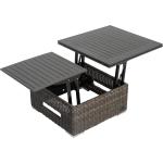 Reduzierte Graue Lounge Tische höhenverstellbar Breite 150-200cm, Höhe 150-200cm, Tiefe 50-100cm 4 Personen 