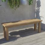 Reduzierte Braune Rustikale Outflexx Gartenmöbel Holz aus Massivholz Breite 100-150cm, Höhe 100-150cm, Tiefe 0-50cm 