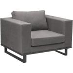 Reduzierte Dunkelgraue OUTLIV. Lounge Sessel aus Aluminium Breite 100-150cm, Höhe 50-100cm, Tiefe 50-100cm 