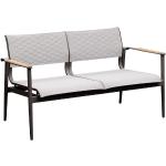 Reduzierte Dunkelgraue Gesteppte Moderne OUTLIV. Lounge Sofas aus Aluminium Breite 100-150cm, Höhe 50-100cm, Tiefe 50-100cm 2 Personen 
