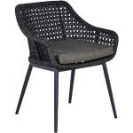 Reduzierte Dunkelgraue Moderne OUTLIV. Gartenstühle Metall aus Aluminium rostfrei Breite 50-100cm, Höhe 50-100cm, Tiefe 50-100cm 