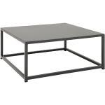 Reduzierte Dunkelgraue OUTLIV. Lounge Tische pulverbeschichtet aus Aluminium Breite 50-100cm, Höhe 0-50cm, Tiefe 50-100cm 