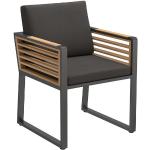 Reduzierte Dunkelgraue OUTLIV. Gartenstühle Metall aus Aluminium rostfrei Breite 50-100cm, Höhe 50-100cm, Tiefe 50-100cm 