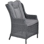 Dunkelgraue Moderne OUTLIV. Polyrattan Sessel Breite 50-100cm, Höhe 50-100cm, Tiefe 50-100cm 
