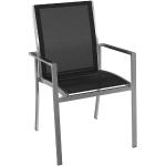 Reduzierte Schwarze Moderne OUTLIV. Gartenstühle Metall aus Stahl stapelbar Breite 50-100cm, Höhe 50-100cm, Tiefe 50-100cm 