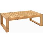 Minimalistische OUTLIV. Lounge Tische geölt aus Akazienholz Breite 100-150cm, Höhe 0-50cm, Tiefe 50-100cm 