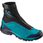 Marineblaue Salomon Outpath Gore Tex Outdoor Schuhe leicht für Damen 