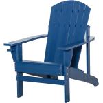Blaue Adirondack Chairs aus Massivholz mit Armlehne Breite 50-100cm, Höhe 50-100cm, Tiefe 50-100cm 