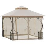 Beige Outsunny Grillpavillons 3x3 