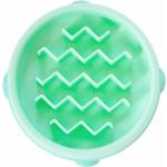 Mintgrüne Anti Schling Näpfe aus Kunststoff 